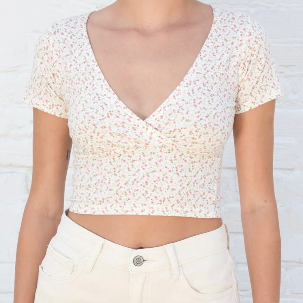 Brandy Melville Amara Floral Top